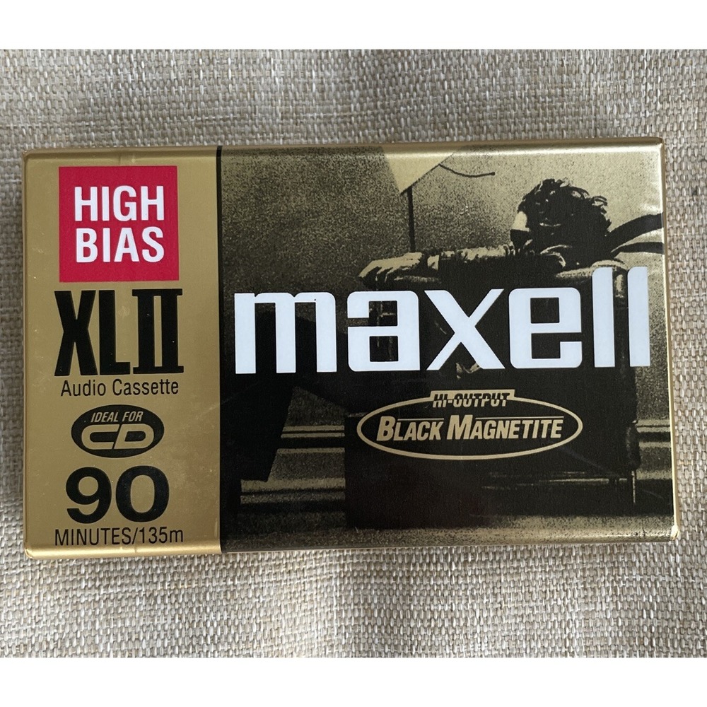 New Sealed Maxwell XL II 90 High Bias Tape High Grade Output Vintage Magnetite